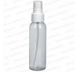 Прозрачный пластиковый флакон с дозатором для спрея, антисептика или лосьона