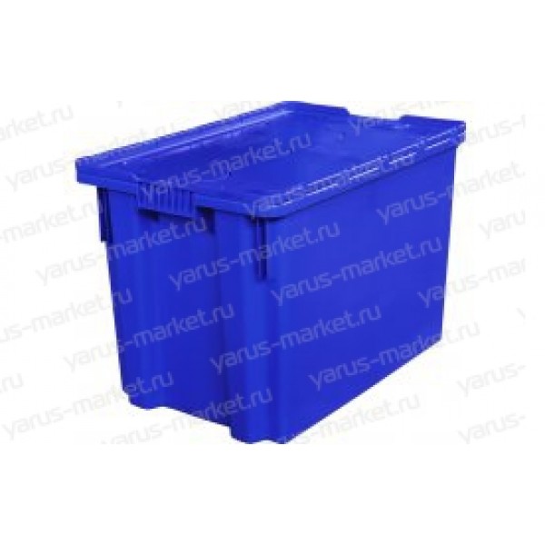 Пластиковый ящик для хранения и транспортировки с крышкой