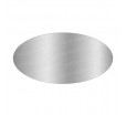 Картонно-алюминиевая круглая крышка для касалеток с L бортиком