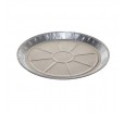 Алюминиевая круглая форма для выпечки с низким бортом в духовом шкафу или печи СВЧ