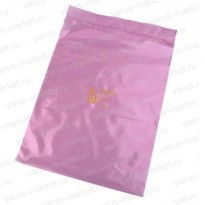 Антистатические розовые пакеты из полиэтилена