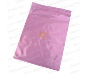 Антистатические розовые пакеты из полиэтилена
