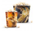 Премьерные стаканы для попкорна с цветной печатью транслируемых фильмов на заказ
