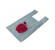 Полиэтиленовый пакет майка с печатью логотипа оптом