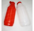 Пластиковая бутылка для кетчупа с завинчивающейся крышкой дозатором