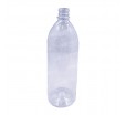 Большая бутылка из ПЭТ классической формы прозрачного цвета для жидких продуктов
