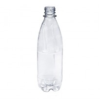 Пластиковая бутылка 0,5 литров с покатыми плечикам
