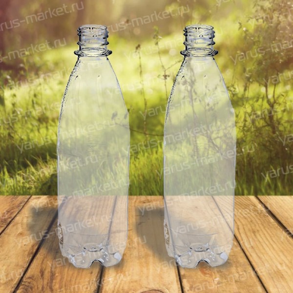 Пластиковая бутылка 0,5 литров с покатыми плечикам