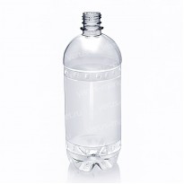 Литровая пластиковая бутылка бочонок