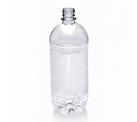Литровая пластиковая бутылка бочонок с колпачком для холодных напитков