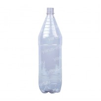 Полуторалитровая пластиковая бутылка с рифлением 