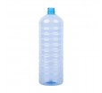 Ребристая пластиковая бутылка 1,5 литров цилиндрической формы для холодного чая, сока и воды