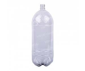 Трехлитровая пластиковая бутылка с рельефом сетка