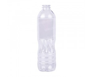 Полулитровая ПЭТ бутылка с фигурными ребрами