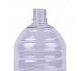 Двухлитровая пластиковая бутылка бочонок с фигурными ребрами