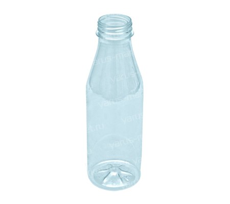 Круглая полулитровая бутылка классика для соков, смузи или чая