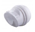 Вакуумный диспенсер цилиндрической формы из белого пластика для косметических средств