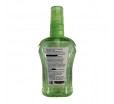 Зеленый флакон с насадкой спреем из прозрачного пластика для наливных духов и другой парфюмерии