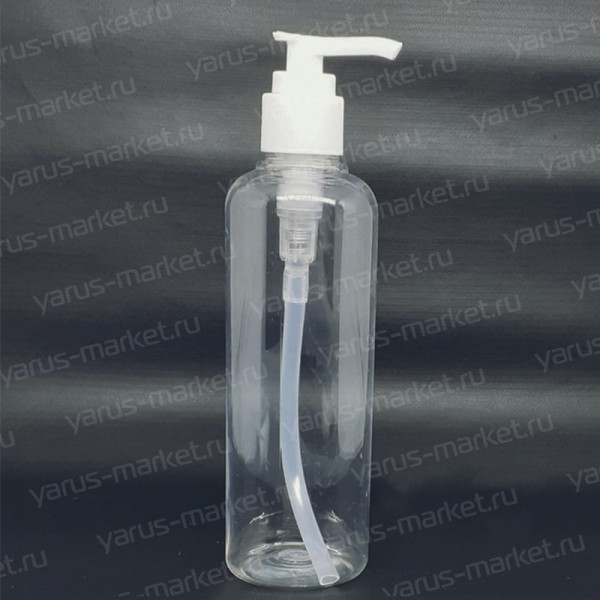 Пластиковый флакон с дозатором для жидкого мыла