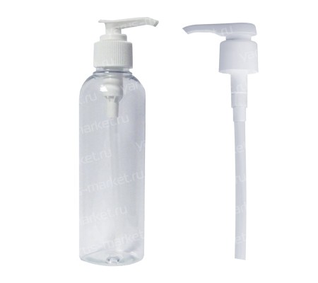 Пластиковый флакон с дозатором для жидкого мыла для косметических и моющих средств