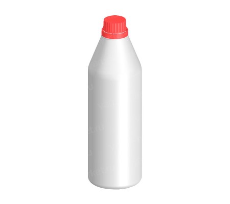 Литровый флакон ПНД бутылочной формы для чистящих средств