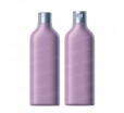 Косметический флакон бутылка с плоским дном крышками на выбор