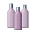 Косметический флакон бутылка с плоским дном крышками на выбор