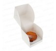 Картонная коробка для одного капкейка, кекса или пирожного с ложементом внутри 