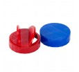 Пластиковая крышка-дозатор с двумя отсеками на банки с солью, перцем и специями