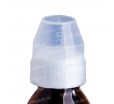 Прозрачный мерный колпачок с делениями для бутылок и флаконов с жидкостями или гелями