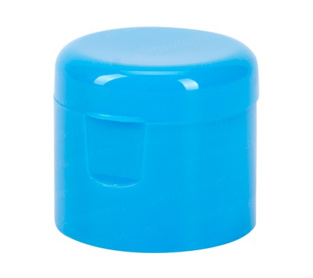 Пластиковая цветная крышка флип-топ для флаконов с горловиной 24/410