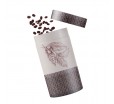 Картонный тубус для упаковки насыпного чая и кофес полноцветной печатью