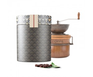 Картонный тубус для упаковки чая и кофе