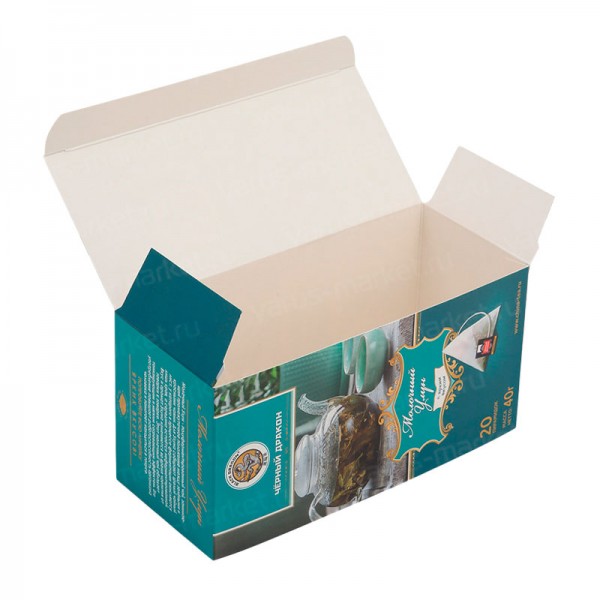 Коробка для чайных пакетиков до 80 шт
