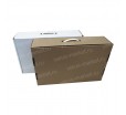 Картонная коробка чемодан из микрогофрокартона с пластиковой ручкой для упаковки товаров