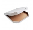 Самосборная картонная коробка для пиццы со скошенными углами 