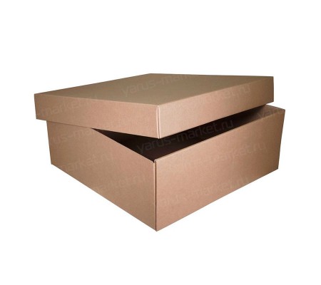 Квадратная коробка крышка дно из картона для упаковки товаров 