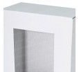 Прямоугольная вертикальная коробка из микрогофрокартона с окном