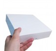 Маленькая картонная коробка крышка дно с широким бортом