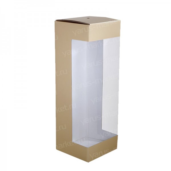 Вертикальная коробка с боковым окном