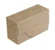 Картонная коробка сундучок мини с замком на крышке для подарков и сувениров