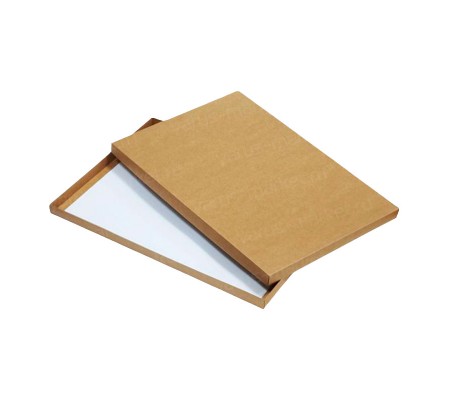 Прямоугольная плоская коробка крышка дно из картона для упаковки товаров