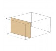 Поперечная перегородка FEFCO 0902 из гофрокартона для разделения пространства коробки на два отсека