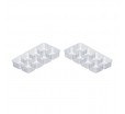 Кондитерский коррекс на 8 квадратных ячеек для упаковки кексов или маффинов