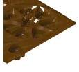 Прямоугольный коррекс для 23 конфет с ячейками в форме сердца