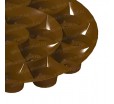 Круглый коррекс для конфет на 19 равных ячеек для упаковки ассорти, шоколада или трюфелей
