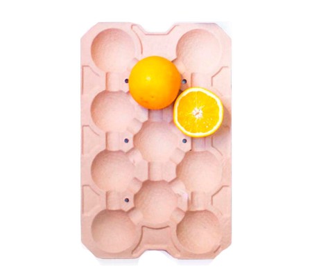 Бумажная альвеола на 11 равных ячеек для упаковки плодов и фруктов 