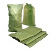 Зеленый полипропиленовый мешок для фасовки большого объема сыпучих товаров
