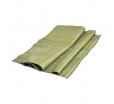 Зеленый полипропиленовый мешок с желтыми полосками для транспортировки и хранения больших объемов