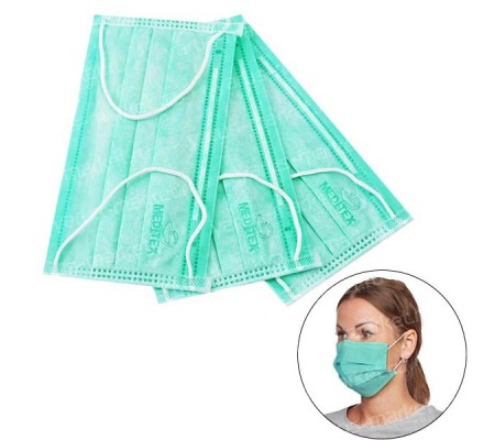Медицинская четырехслойная маска FFP3 из спанбонда и мельтблауна для защиты органов дыхания